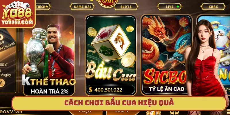 cách chơi bầu cua hiệu quả