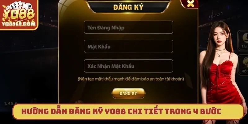 Đăng Ký Yo88 – Tạo Tài Khoản Nhanh Chỉ Trong 1 Phút Hướng dẫn đăng ký Yo88 chi tiết trong 4 bước